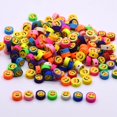 thumbnail image 1 of 45 Color Polymer Clay Beads Fruit Cake Plum Blossom Smile Heart Loose Spacer Beads for Jewelry Making DIY Handmade Bracelet, 1 of 5