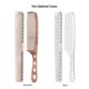 thumbnail image 3 of 2Pcs Salon Hair Comb with Scale Professional Barber Hairdressing Space Aluminum Comb Metal Hair Cutting Comb, 3 of 5