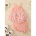 thumbnail image 4 of xiaxaixu Toddler Girls Summer Outfits, Sleeveless Daisy Cami Tops + Ruffle Shorts Set 2PCS, 4 of 9