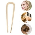 thumbnail image 3 of Unique Bargains 1 Pc Hair Pin U-shaped Hair Hairpin for Women Gold Tone, 3 of 5