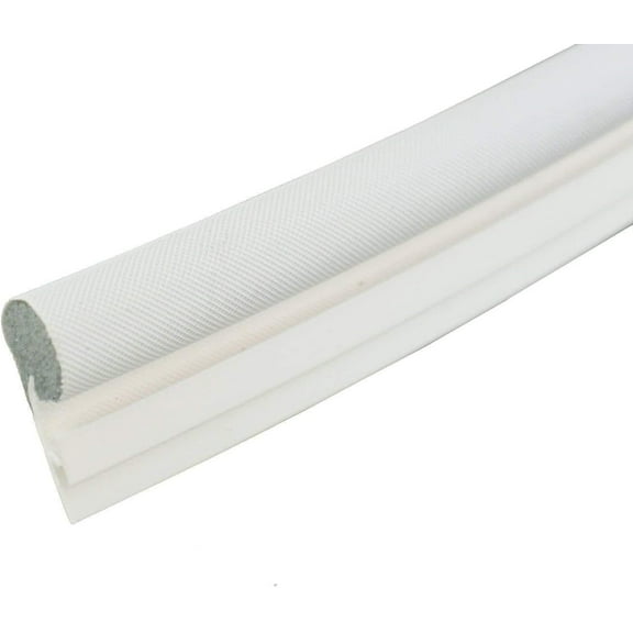 WRS Silverline Offset T-Slot Foam Seal Weather Stripping-White, 24 Ft Roll