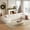 White, variant on 144" FIRSCOOK Boucle Fabric Modular Sectional Sofa, Deep Seats U-Shaped Curved Boneless Couch with Chaise, No Assembly Required, Black