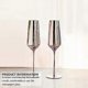 thumbnail image 4 of 2 pcs Glass Wine Glass Champagne Glass Standing Cup Drinking Glass Household Glass for Party Home, 4 of 5