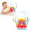 thumbnail image 3 of KORIMEFA Outdoor Water Sprinkler for Kids&Toddlers, Summer Backyard Lawn Spray Toys with 8 Wiggle Tubes, Attaches to Garden Hose Splashing Fun Toys for  3-12 Year Old Kids Gifts（Red）, 3 of 10