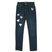 Reversible Flip Sequin Denim Jegging (Little Girls & Big Girls)