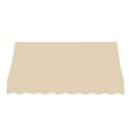 thumbnail image 3 of Awntech 6.38 Ft Nantucket Curved Slope Fixed Awning Canopy (76.5in x 44in x 36in), Tan, 3 of 3