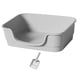 thumbnail image 4 of Cajas de arena para gatos con parte abierta, bandeja de arena para gatos, bandeja de arena para gatos, bandeja de arena tamizadora fácil de gris, 4 of 9