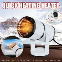 Space Heater for Home,Vehicle Mounted Foldable 360 Degree Rotary Heater,Overheat Protection,Fast Heating,Heater Fan for Office Bedroom Home