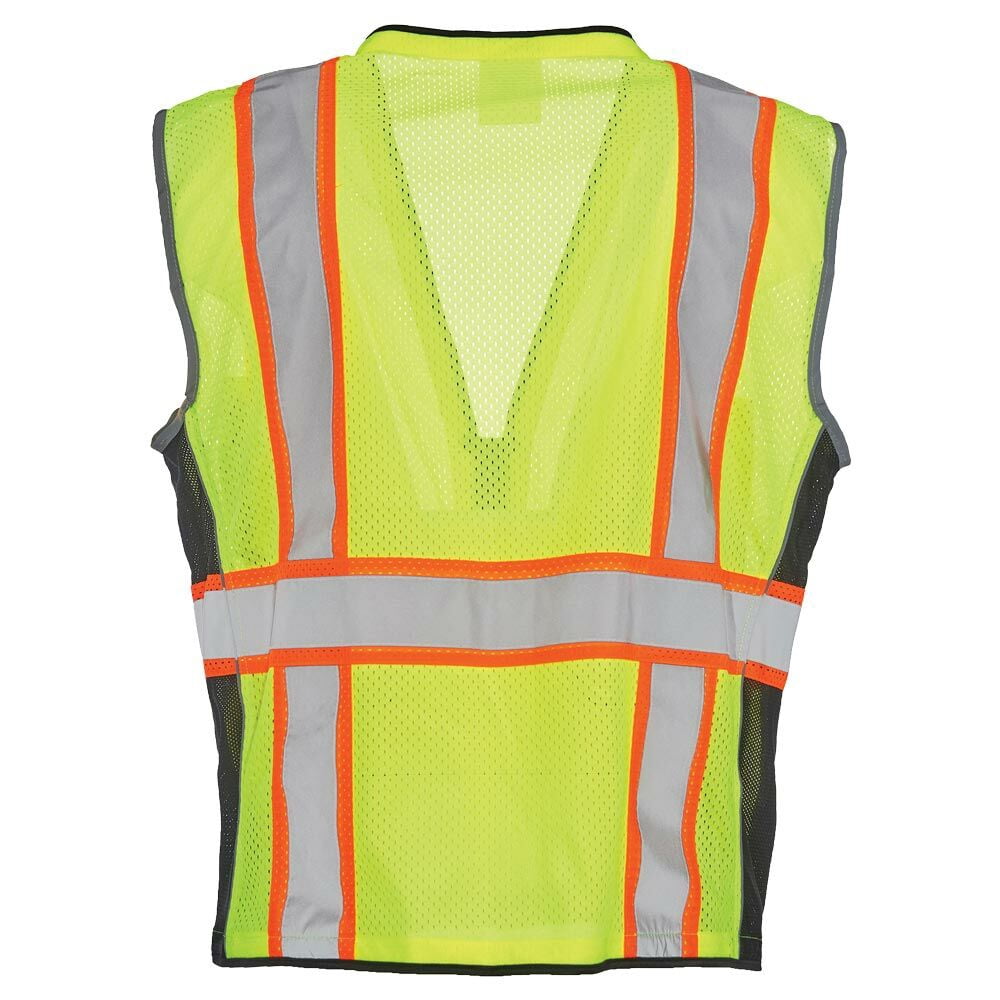 Heavy Duty High Vis Safety Vest, Type R Class 2, X-Large, Lime, SAFEGEAR