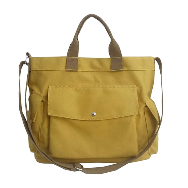 Bolso de lona Minnieouse alta capacidad moda mujer jengibre