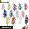 thumbnail image 2 of Xiao Hua  Christmas Glitter Stems 24pcs Artificial Pine Tree Picks for Christmas Tree Ornaments fillers, DIY Xmas Wreath, Crafts, Garland, Holiday, Party, Wedding and Home Decoration (Light green), 2 of 2