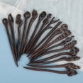 thumbnail image 1 of Horquilla de madera gris, sencilla y moderna, accesorio antiguo para el cabello, horquilla de madera de ébano, horquilla de madera, tocado diario Hanfu, 1 of 5