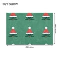 thumbnail image 4 of Yayeee Bath Rug for Bathroom Floor Non Slip Rectangle Fluffy Soft Absorbent Mat, 16"x24", Christmas Trees, 4 of 7