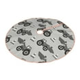 thumbnail image 2 of Kll Gray Tractor Christmas Tree Skirt ,Party Decorations Farmhouse For Christmas Decorations Holiday Party, 2 of 8