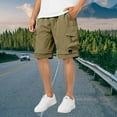 thumbnail image 2 of Men's Summer Casual Shorts Loose Fit Breathable Straight Leg Running Fitness Athletic Comfortable Lightweight Shorts Summer Casual Hiking Pants Elastic Waist, 2 of 5