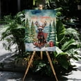 thumbnail image 4 of Merry Christmas Santa Reindeer Antlers Doberman Pinscher Sleigh Xmas Winter Holiday Vertical Matte Canvas Poster Doberman Dog Lover Gifts Wall Art Home Decor - 00023, 4 of 5