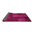 thumbnail image 2 of Ahgly Company Indoor Square Patchwork Pink Transitional Area Rugs, 6' Square, 2 of 4