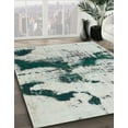 thumbnail image 3 of Ahgly Company Machine Washable Indoor Rectangle Abstract Grey Gray Area Rugs, 3' x 5', 3 of 7