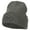 Dk Grey, variant on Perfect Round Eyeglasses Embroidered Long Beanie - Orange OSFM