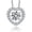03 Dancing Moissanite-Silver, variant on 1 Carat Moissanite Dance Pendant Necklaces 14K Gold Plated Christmas Jewelry Gift for Women