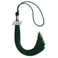 thumbnail image 2 of Hunter Green Graduation Tassel with Silver Date Drop, 2 of 2