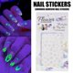 thumbnail image 2 of 1 Uds. Pegatinas adhesivas luminosas para fiesta de Navidad y Halloween, herramienta de manicura con purpurina brillante Diy, Kaili Sencillez, 2 of 5