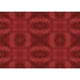 thumbnail image 1 of Ahgly Company Machine Washable Indoor Rectangle Transitional Red Area Rugs, 7' x 9', 1 of 1