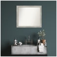 thumbnail image 2 of Amanti Art Custom Wall and Bathroom Mirror (27.5 x 31.5 in.), Dove Greywash Narrow Frame, 2 of 7