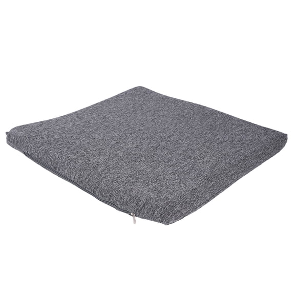 Premium Grey Square Cooling Gel Seat Cushion with Memory Foam - Breathable Summer Office Chair Pad and Automobile Seat Cushion - 15.75 inches / 40 cm Ergonomic Support