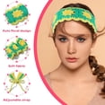 thumbnail image 3 of Kukuzhu 3 Pcs Crochet Floral Boho Headbands and Head Wraps - Knit Hair Bands and Scarves for Women, 70s Accessories, 3 of 9