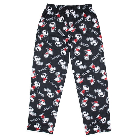 Peanuts Boys' Joe Cool Snoopy Character All-Over Tossed Print Sleep Lounge Pajama Pants