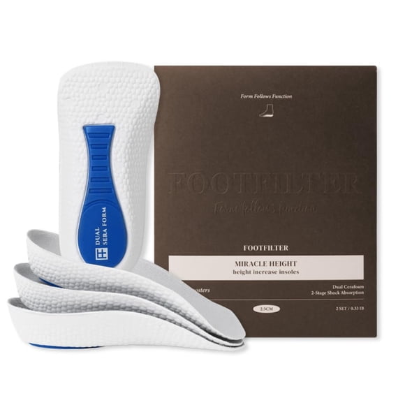 Plantillas FOOTFILTER Miracle Height Increase Soft Comfort
