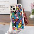 thumbnail image 2 of Creative Cartoon Phone Case For iPhone 15 14 13 11 12 Pro Max 7 8 Plus X XS Max XR Shockproof Liquid Silicone, 2 of 6