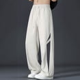 thumbnail image 5 of Elvqul Mens Pants Big and Tall Mens Outdoor Joggers Elastic Waist Sports Pants with Pockets Casual Drawstring Pull On, 5 of 8