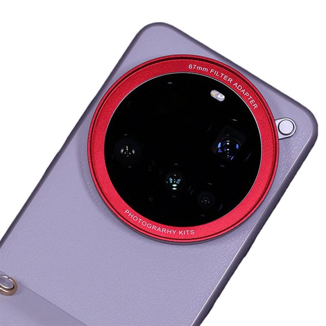 Phone Camera Adapter Set, 4728 Model, 67mm Aperture Lens Hood, Plastic Lens Cover, 100g, Single Set for Mobile Image Creation