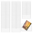 thumbnail image 5 of 300 Pack 3.5 x 4.7 Inches Self-Adhesive Label Holder Card Pockets Label Holder Clear Plastic Library Card Holder, 5 of 8