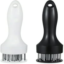 ACDANC 2 Pack Meat Tenderizer Tool Kitchen Gadgets Jacquard Meat Tenderizers with 21 Blades Stainless Steel Meat Tenderizer Needle for Tenderizing Beef