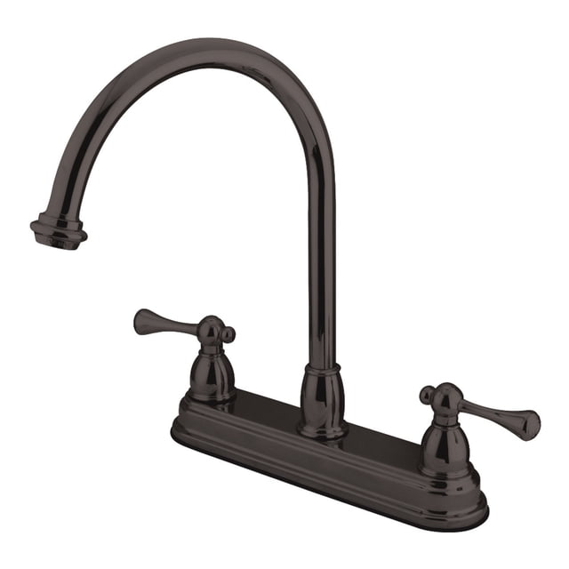 Kingston Brass KB3745BL 8-Inch Centerset Kitchen Faucet Oil Rubbed Bronze