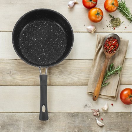 LOLIPPYY Black Tamagoyaki Frying Pan for Small Cooking, Non-Stick Japanese Pan, 1 Piece