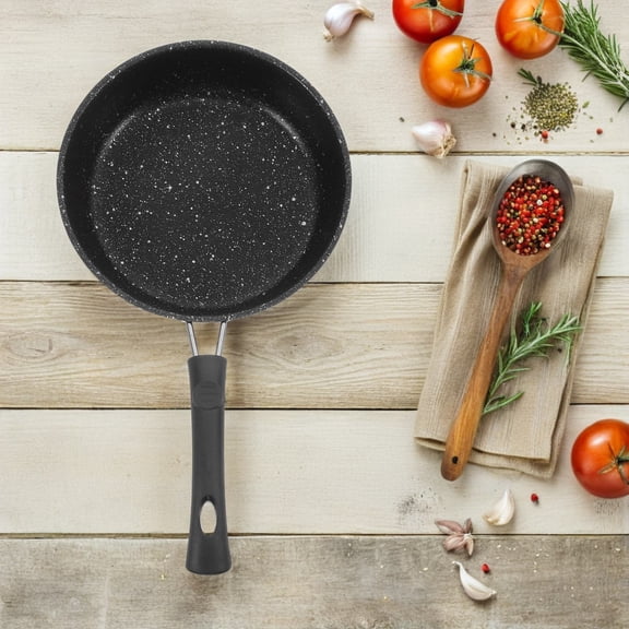 LOLIPPYY Black Tamagoyaki Frying Pan for Small Cooking, Non-Stick Japanese Pan, 1 Piece