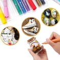 thumbnail image 3 of YOPTOP Acrylic Paint Marker Pens Set, 12 Color Acrylic Paint Pen Medium Tip, Acrylic Paint Markers for Canvas, 3 of 5