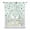 Pale Cyan, variant on Pink Dreamy Botanical Tie Up Curtains for Small Windows,Adjustable Rod Pocket Valance 45 Inch Short, Spring Floral Leaves Romantic Window Treatment Balloon Roman Blind Shade, 34" x 45"