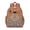 Orange-100, variant on Floral Boho Vintage Retro Adjustable Padded Straps Student Backpack Chest Strap Large Capacity Durable School Backpack