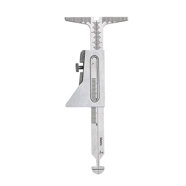 Kenally Medidor de soldadura de acero inoxidable, regla de inspección precisa de reemplazo de medición anticorrosiva profesional de mano Suministros de soldadura Kenally TO009413-00