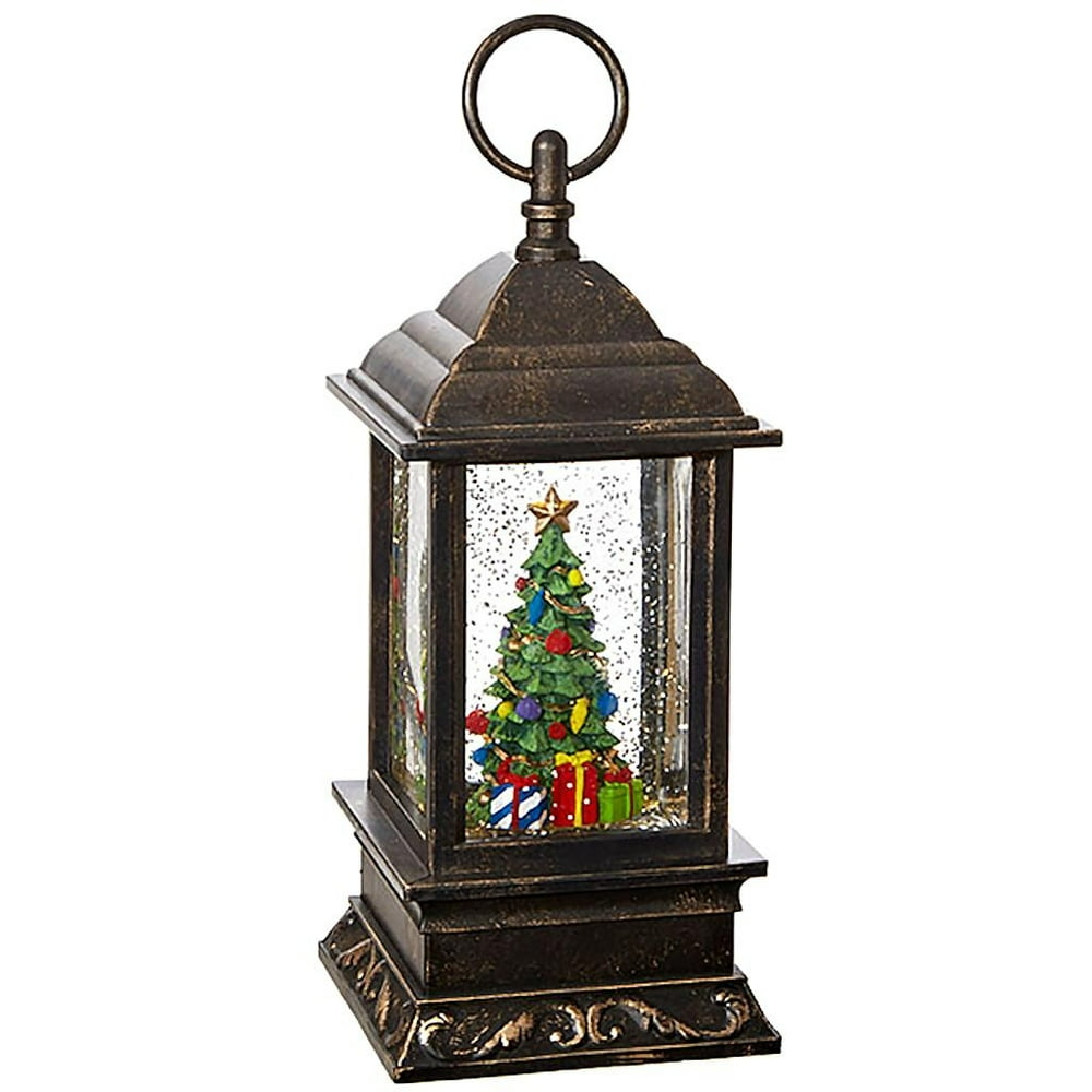 RAZ Imports 23039 9.5" Battery Operated Lighted LED Glitter/Water