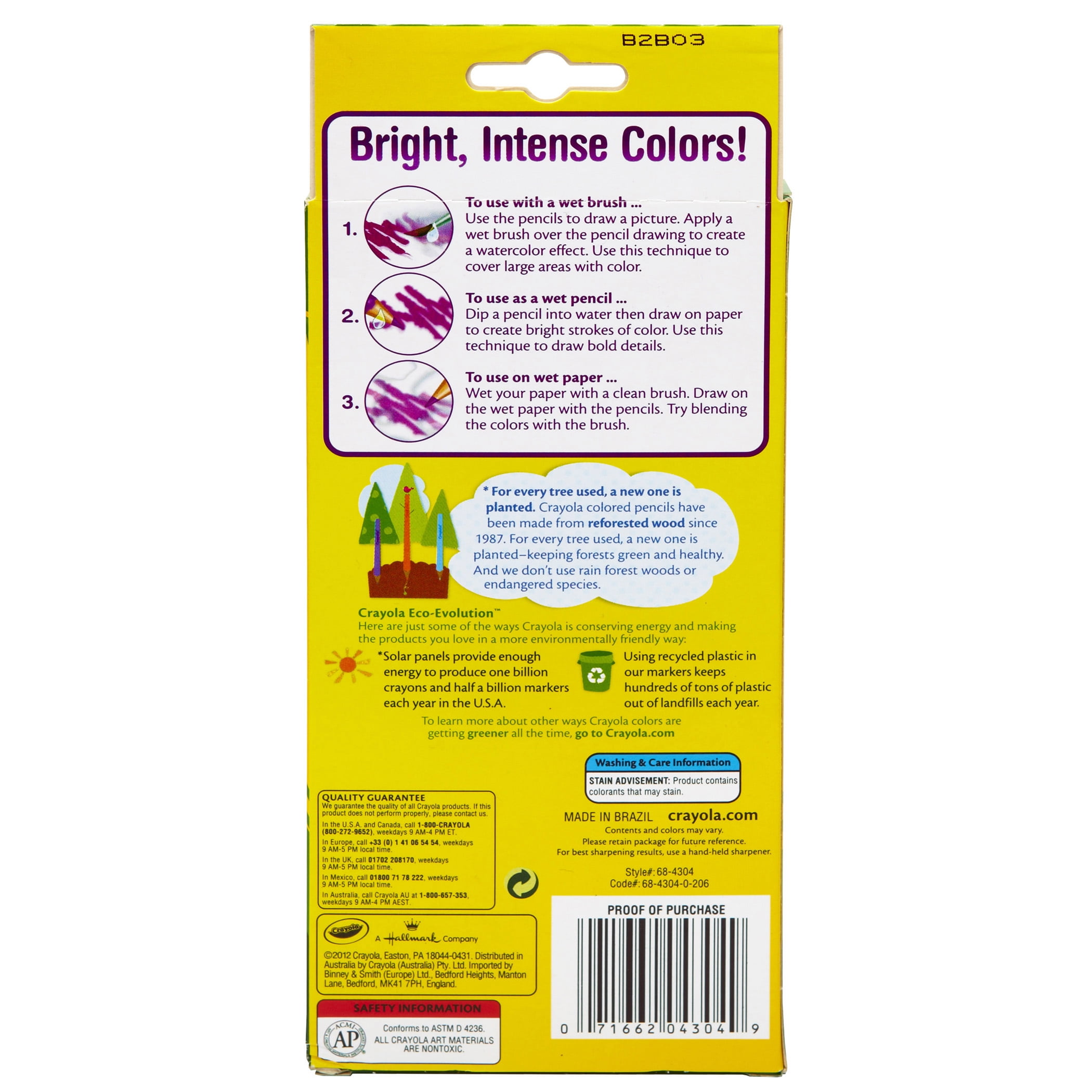 Crayola Watercolor Pencils, 24 Per Box, 3 Boxes