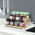 thumbnail image 3 of ROFAY Bamboo Stackable 3-Tier Cabinet Spice Rack Organizer, 3 of 6