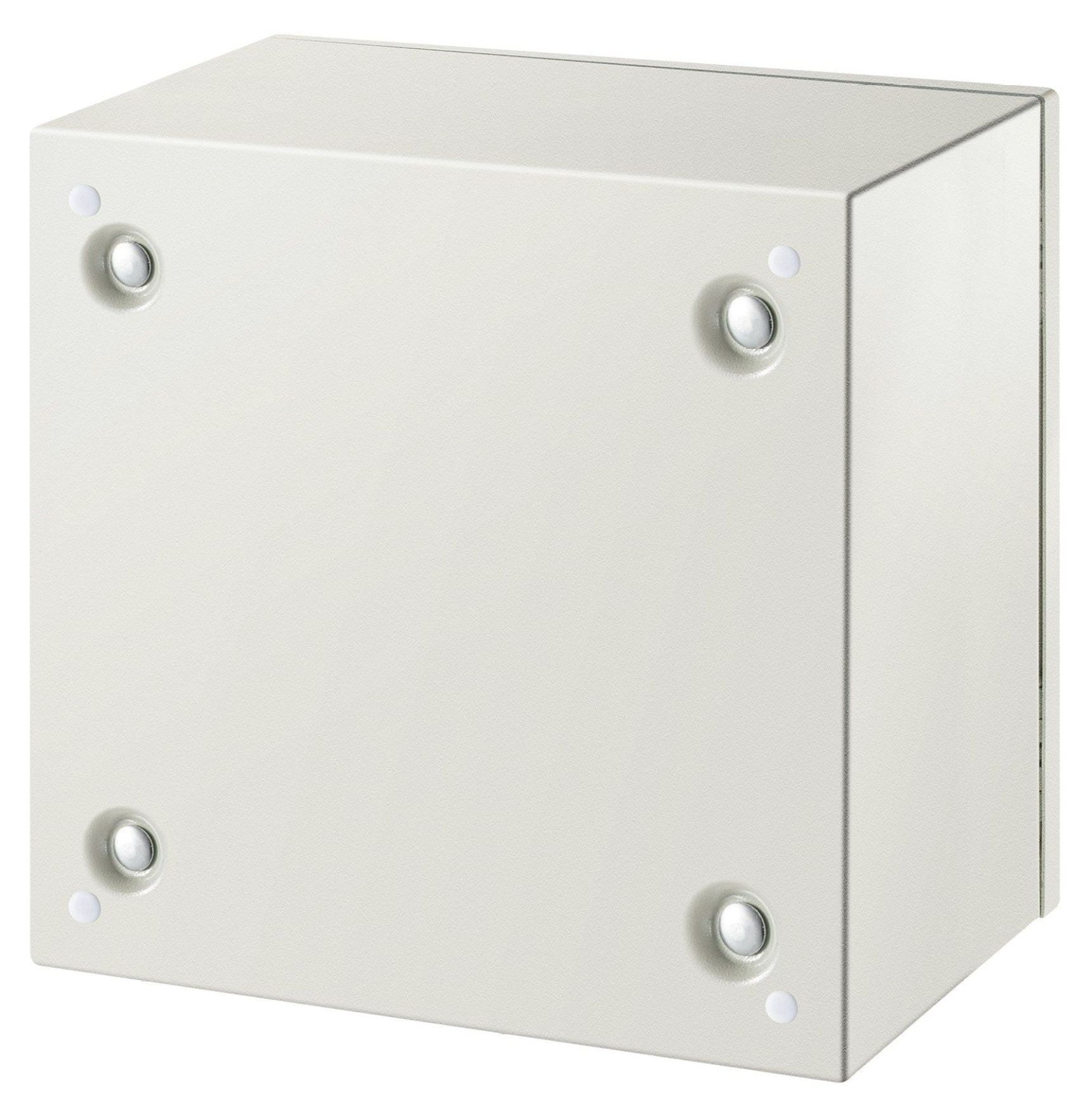 NEMA 4X Steel Enclosure 12x12x8", IP66 Waterproof Electrical Box, Outdoor Indoor Junction Box with Mounting Plate, Steel Electrical Enclosure