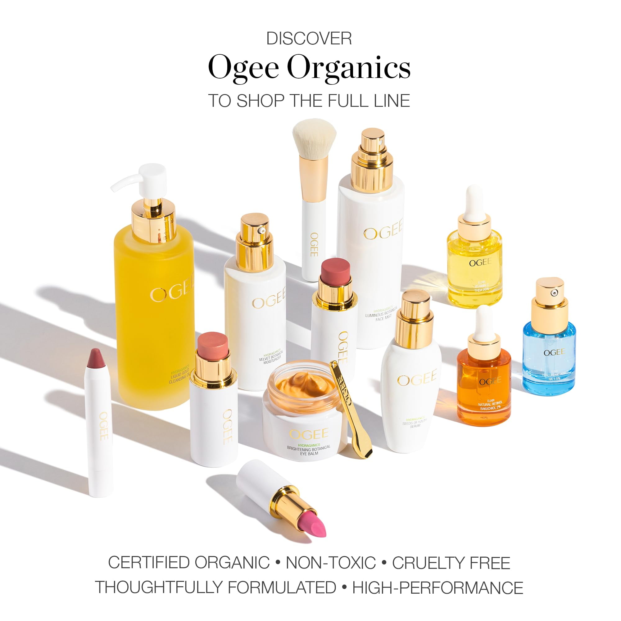 Ogee Radiant Collection Trio - Organic Contour Stick Makeup Set