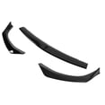 thumbnail image 5 of Spec-D Tuning Glossy Black Front Bumper Lip Spoiler Body Kit 3 Pieces Compatible with Mazda 3 2019-2020, 5 of 7